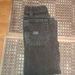 Wrangler carpenter jeans-size 6 slim Black